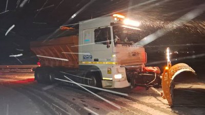 Снігопад на Полтавщині: що відбувається на дорогах державного значення