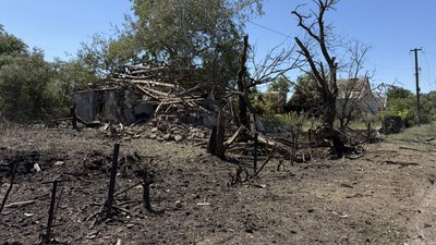 удар КАБ, Синельниківщина, Дубовиківська громада, розбитий будинок