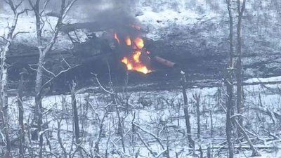 Російська техніка після удару 79 бригади Російська техніка після удару 79 бригади