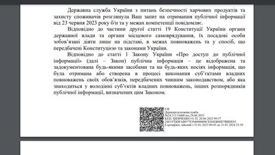 Держпродспоживслужба про поновлення Василя Хомінця Держпродспоживслужба про поновлення Василя Хомінця