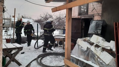 У Павлограді горів приватний будинок