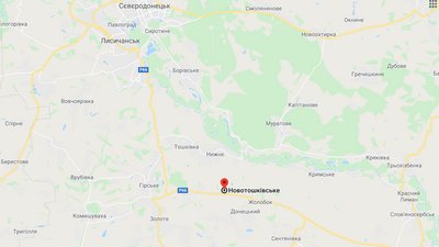Бій відбувався поблизу Новотошківського та Жолобка Бій відбувався поблизу Новотошківського та Жолобка