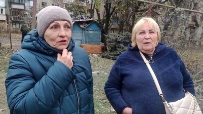 Світлана та Ірина були очевидцями удару Світлана та Ірина були очевидцями удару