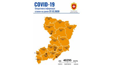COVID-статистика: на Рівненщині за добу підтвердили 100 нових випадків, двоє людей померло