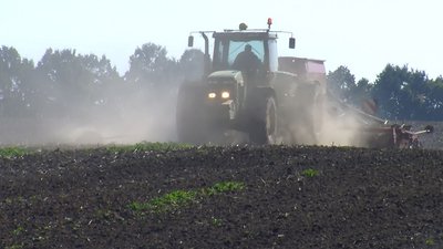 Польові роботи на Волині: фермери сіють озимі, одноосібники збирають врожай
