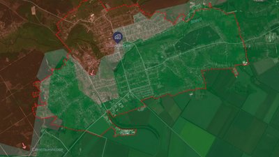 Вовчанськ на карті DeepState станом на 6 листопада 2025 року