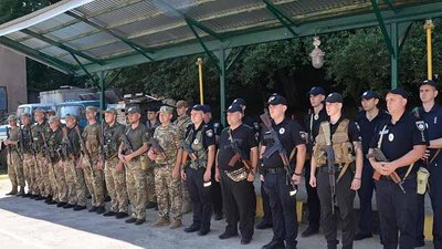 Зведений загін поліцейських Тернопільщини поїхав в зону ООС