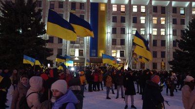 У Полтаві до акції національної єдності долучилися майже тисяча людей