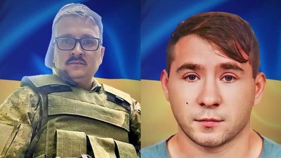 Полеглі військові Ярослав Левицький й Володимир Янішевський, з яким прощаються на Буковині