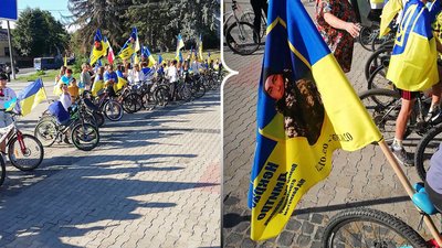 Велопробіг із села Розваж до Острога відбувся на Рівненщині
