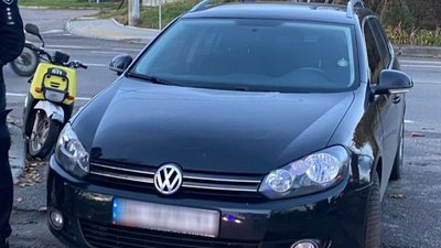Місце ДТП на вулиці Зеленій у Львові