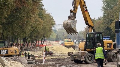 Ремонт вулиці Мазепи у Львові