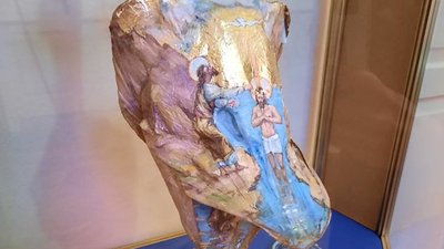 Ікони на рибі: у Херсоні представили художню реконструкцію традиції чумаків Ікони на рибі: у Херсоні представили художню реконструкцію традиції чумаків