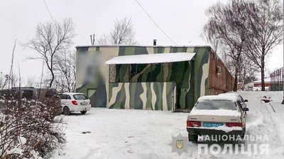 Тир, у якому вбили інструктора (фото поліції Полтавщини)