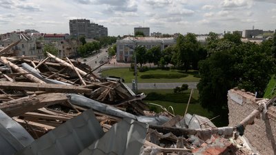 Вид з зруйнованого готелю Вид з зруйнованого готелю