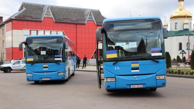 Другу партію автобусів отримала Житомирщина від уряду Естонії