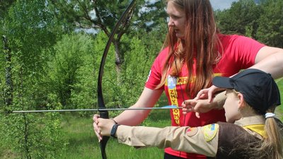 Пластуни Житомира провели перший в цьому році наметовий табір "Свято Весни" Пластуни Житомира провели перший в цьому році наметовий табір "Свято Весни"