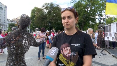 Сандра Кротевич - сестра начальника штабу полку "Азов" Сандра Кротевич - сестра начальника штабу полку "Азов"