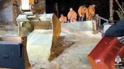 В Ялтинському районі внаслідок негоди затоплені 15 будинків, пансіонат і тролейбусний парк