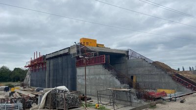 Будівництво найбільшого в області тунелю для сільськогосподарської техніки Будівництво найбільшого в області тунелю для сільськогосподарської техніки