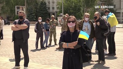 Участь в акції взяло понад півсотні херсонців Участь в акції взяло понад півсотні херсонців