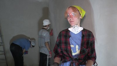 На Прикарпатті волонтери БУР-табору ремонтують підвал школи для вимушених переселенців На Прикарпатті волонтери БУР-табору ремонтують підвал школи для вимушених переселенців