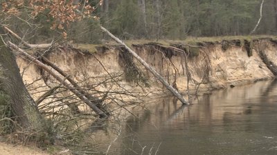"Велика вода": Західний Буг на Волині руйнує український кордон і лишає селян без угідь "Велика вода": Західний Буг на Волині руйнує український кордон і лишає селян без угідь
