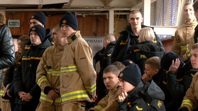 Гасили уявну пожежу: у Черкасах відбулись змагання серед майбутніх рятувальників