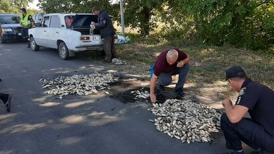 Майже дві тисячі рибин: на Черкащині спіймали браконьєра