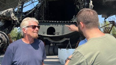 Бренсон написав колонку після візиту в Україну Бренсон написав колонку після візиту в Україну