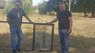 У Романові на Житомирщині встановили стенд 3D-візуалізації замку графа Ілінського У Романові на Житомирщині встановили стенд 3D-візуалізації замку графа Ілінського