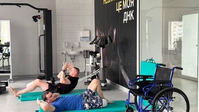 Мріє йти поруч із сином: у Львові готують до протезування захисника з Харкова Мріє йти поруч із сином: у Львові готують до протезування захисника з Харкова