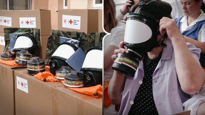 Протигази на понад 9,5 млн грн передали соціальним закладам Рівненщини