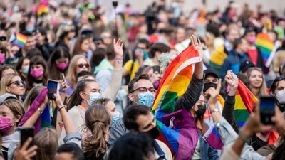 У Литві під час ЛГБТ-маршу поліція затримала 18 осіб У Литві під час ЛГБТ-маршу поліція затримала 18 осіб