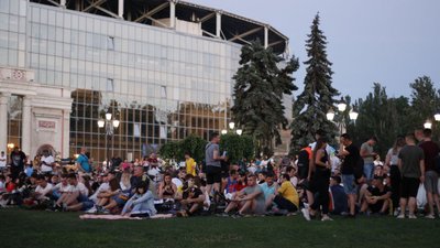 Євро-2020. Як в Одесі вболівають за національну збірну в матчі проти Англії Євро-2020. Як в Одесі вболівають за національну збірну в матчі проти Англії