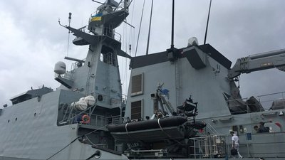Пожежа на кораблі та спецоперація ВМС. У порту Одеси тривають навчання "Сі Бриз 2021" Пожежа на кораблі та спецоперація ВМС. У порту Одеси тривають навчання "Сі Бриз 2021"