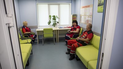 У Києві завершили капремонт у відділенні екстреної медичної допомоги на Оболоні У Києві завершили капремонт у відділенні екстреної медичної допомоги на Оболоні
