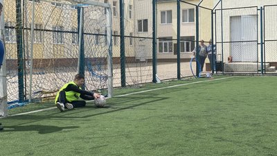 У Житомирі 20 дітей з інвалідністю вперше пограли у міні-футбол