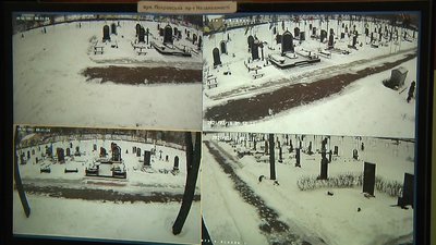 У Житомирі встановили ще дві камери відеоспостереження на військовому кладовищі