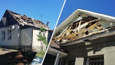 Пошкоджені 8 травня будинки у Світловодській громаді