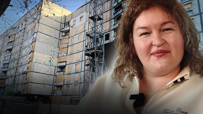 Жителька будинку на Салтівці Вікторія Ткаченко