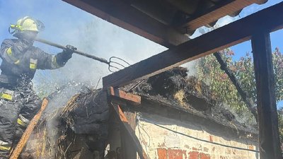 Наслідки удару по одному з селищ Лозівського району на Харківщині, 29 липня 2026 року
