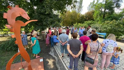 Жителі селища на Донеччині мітингували проти будівництва полігону твердих побутових відходів