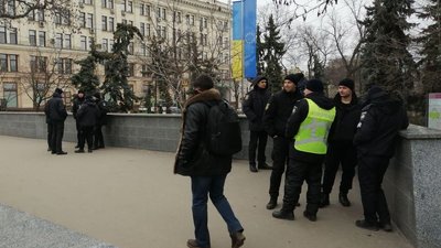 "Мовна" акція під Харківською ОДА: у центрі міста посилюють заходи безпеки "Мовна" акція під Харківською ОДА: у центрі міста посилюють заходи безпеки