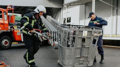 На Тернопільщині провели навчання рятувальників На Тернопільщині провели навчання рятувальників