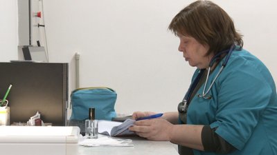 Надія Дребот на роботі на Львівщині Надія Дребот на роботі на Львівщині