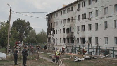 Наслідки атаки "Шахедів" на Індустріальний район Харкова, 18 серпня 2025 року