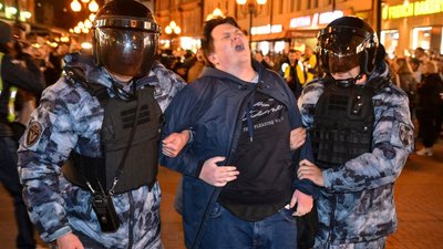 Росіяни вийшли на акції протесту проти мобілізації у Росії. Що відомо Росіяни вийшли на акції протесту проти мобілізації у Росії. Що відомо