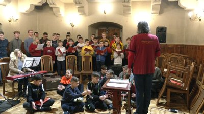 Репетиція мюзиклу "Пригоди Святого Миколая"