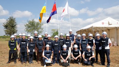 Українські сапери в Камбоджі